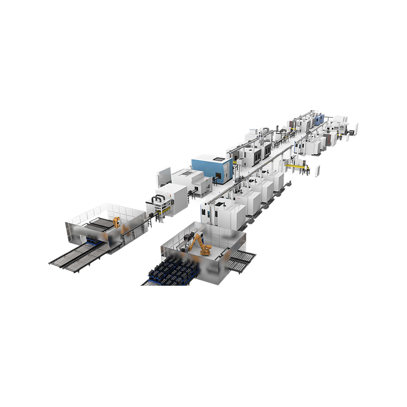 How to achieve efficient material distribution through cylinder block and cylinder head processing automatic line solution?